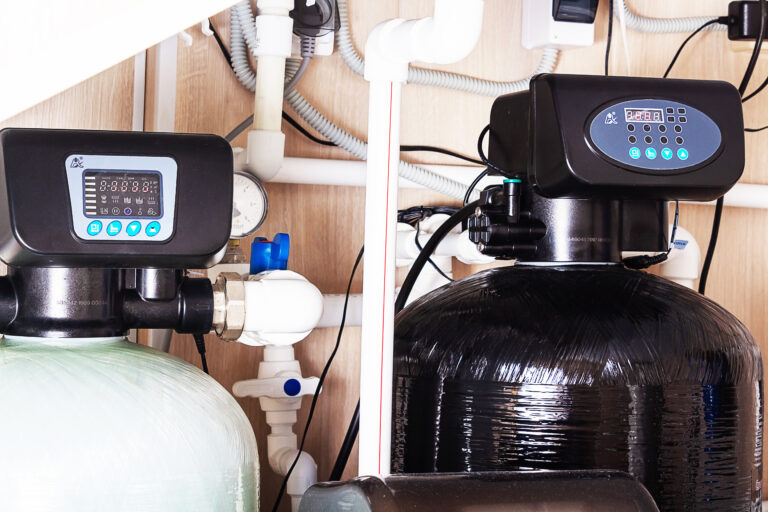 changing filter on water softener