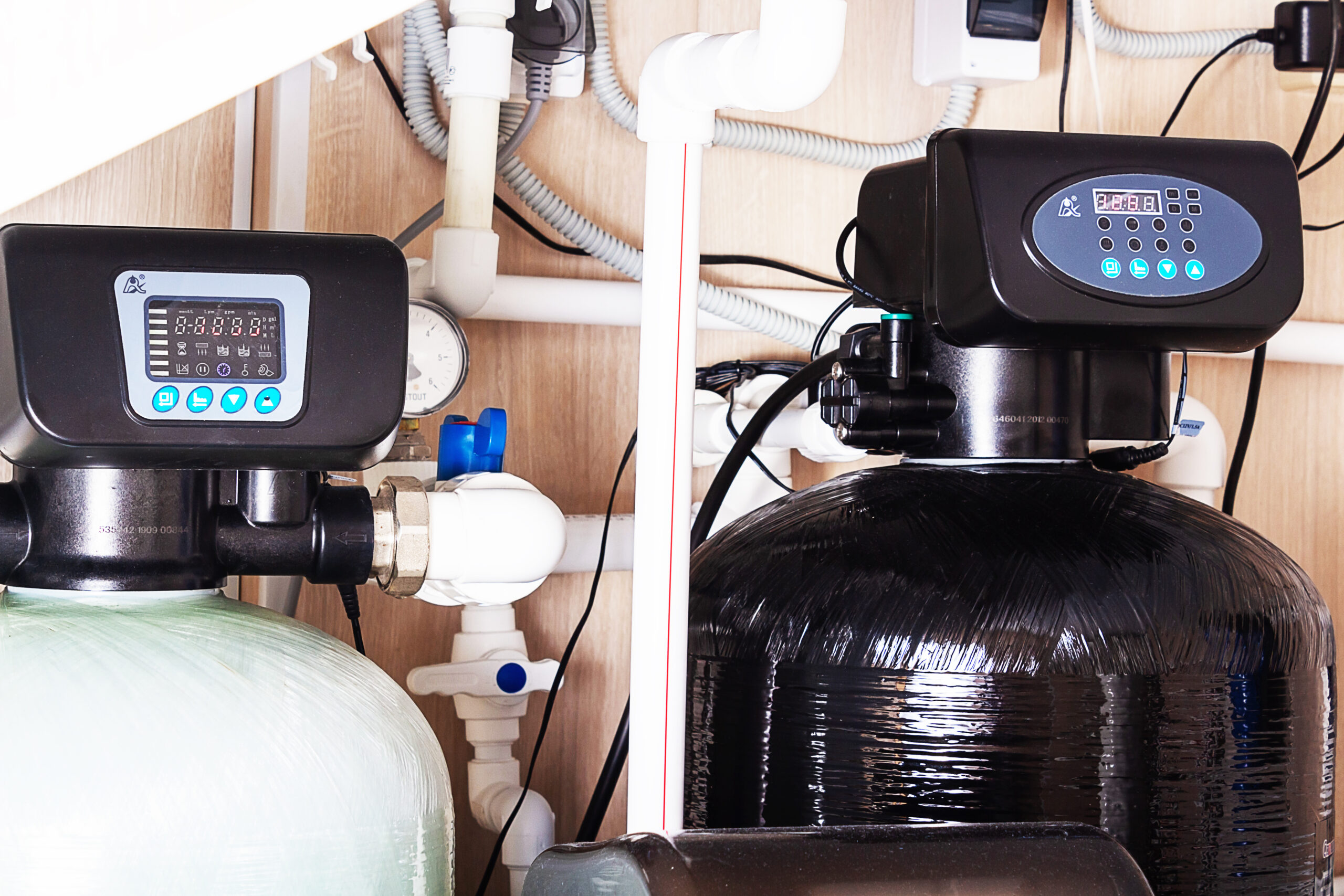 changing filter on water softener