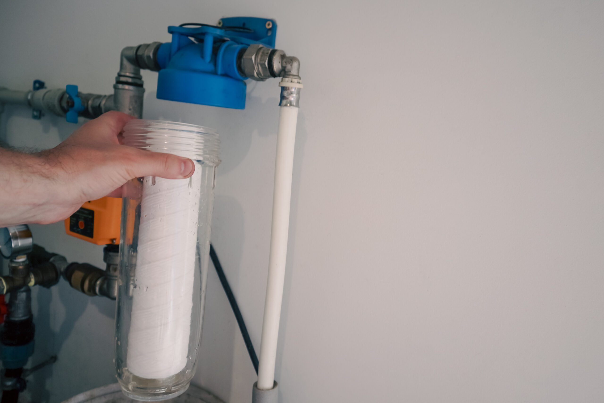how to filter sediment from well water