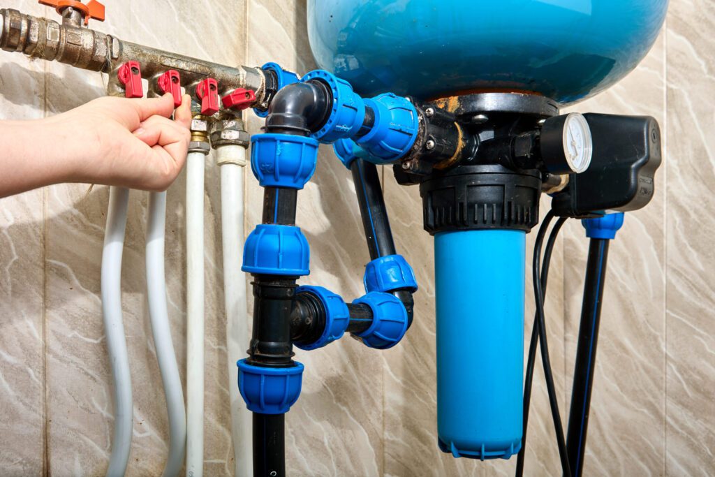 water filter install